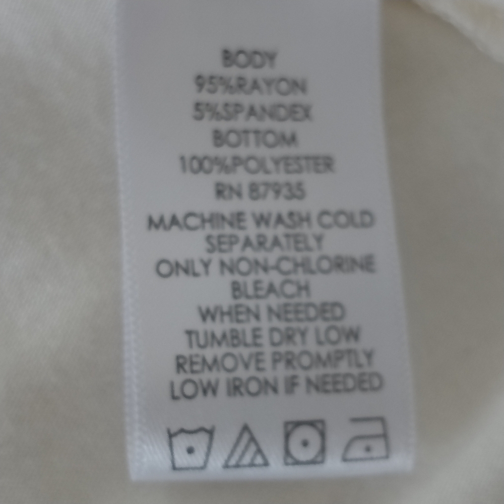 LOGO Layers by Lori Goldstein Sleeves Tunic Top with Accordion Pleated Trim L - Picture 11 of 12